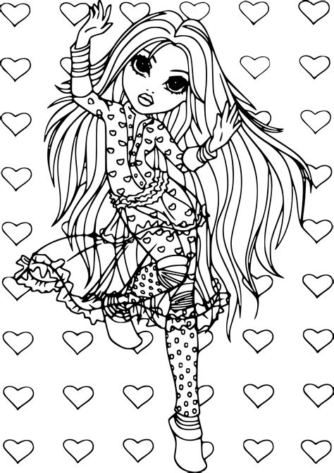 Vous trouverez un coloriage pour tous les âges, un coloriage pour toutes les occasions, ou un coloriage pour toutes les fêtes ! Coloriage Moxie Girlz gratuit à imprimer