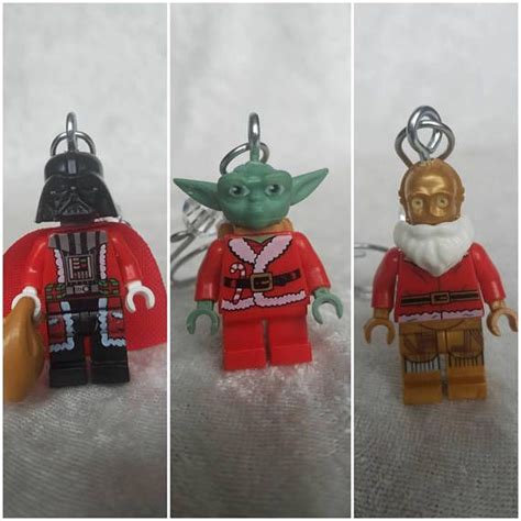 Star Wars Mini Figure Christmas Ornaments Etsy Christmas Ornaments