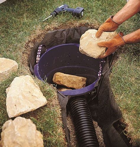 Dry Well Installation Drainage Solutions Backyard