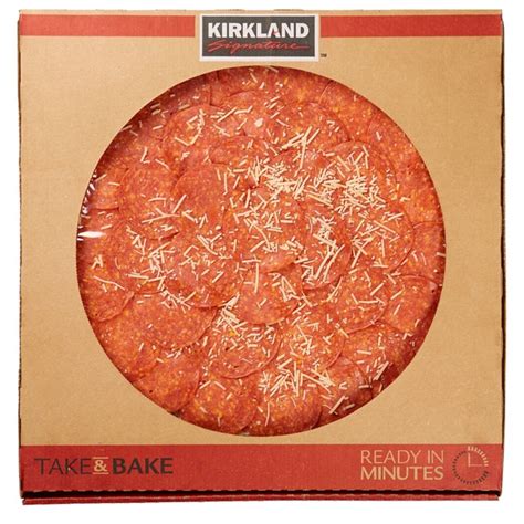 Kirkland Signature Take And Bake Pepperoni Pizza 1 Large Pizza From