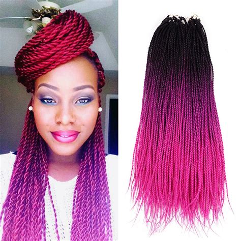 Our hair is tangle free and will make your ombre braids stand ou. Amazon.com : Ombre Senegalese twist 2x Kanekalon Synthetic ...