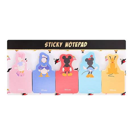 Mickey Mouse Collection Color Sticky Notes 30 Sheets Miniso