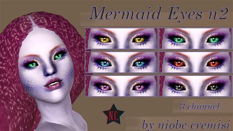 Mermaid Eyes N2 By Niobe Cremisi Mermaid Eyes Mermaid Makeup Mermaid