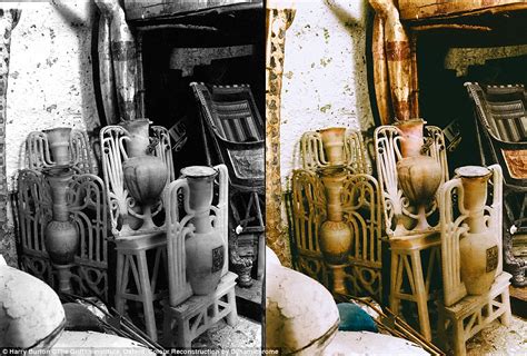 Images Show King Tutankhamuns Tomb In Colour For The First Time
