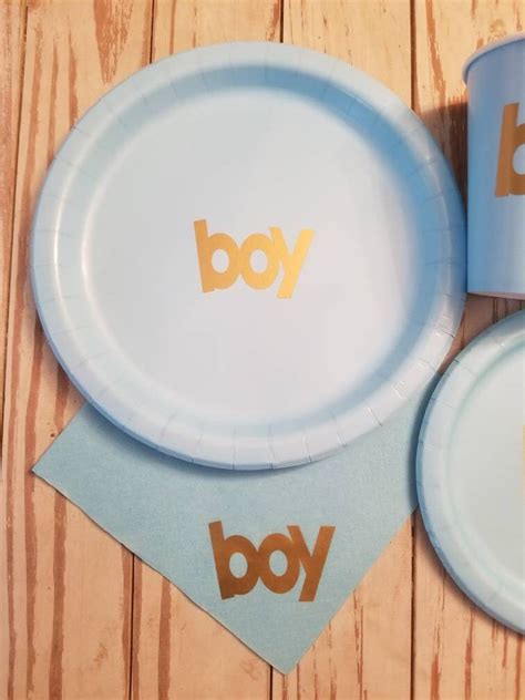 Boy Baby Shower Plates Boy Baby Shower Plates Boy Baby Shower Napkins
