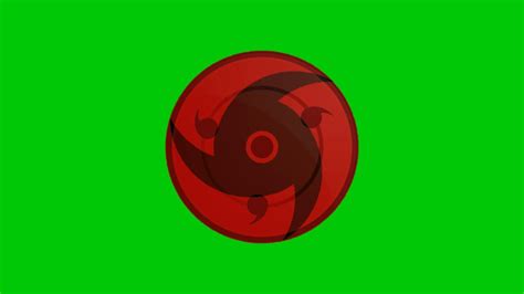 Mata Sharingan Green Screen 1280x720 Wallpaper