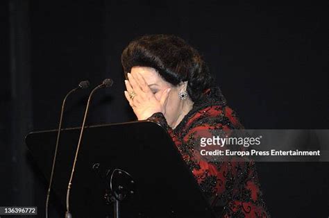 montserrat caballe concert 50th anniversary of her debut at gran teatre liceu photos and premium