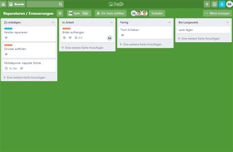 Additionally, you can even use the app to plan ahead and display the tasks of upcoming weeks (aka sprints). Trello - APTIS GmbH