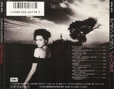 The album peaked at n. The First Pressing CD Collection: Duran Duran - Notorious