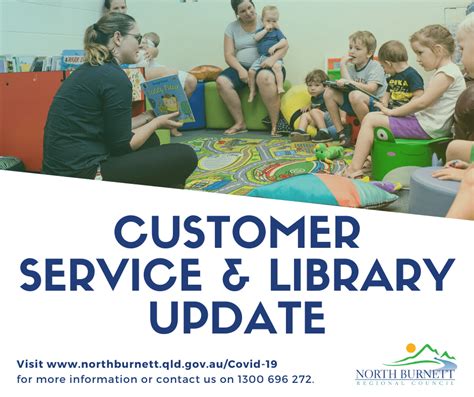How you will meet all the requirements set out by. COVID-19 Update - Customer Service Centres & Libraries | North Burnett Regional Council