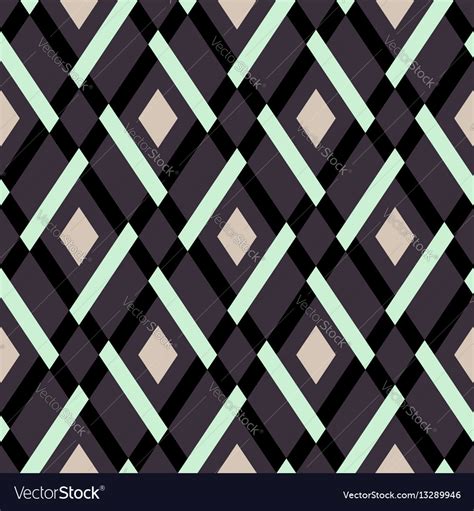 Geometric Seamless Argyle Pattern Royalty Free Vector Image