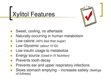 PPT The Health Benefits Of Xylitol PowerPoint Presentation Free