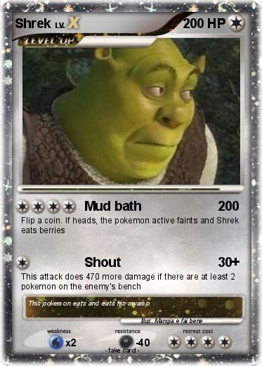 Pokémon Shrek 1582 1582 Mud Bath My Pokemon Card