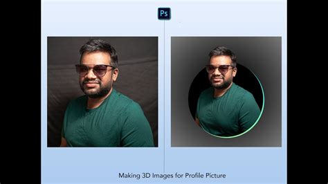 Professional 3d Profile Photo Editing In Photoshop Photoshop Tutorial