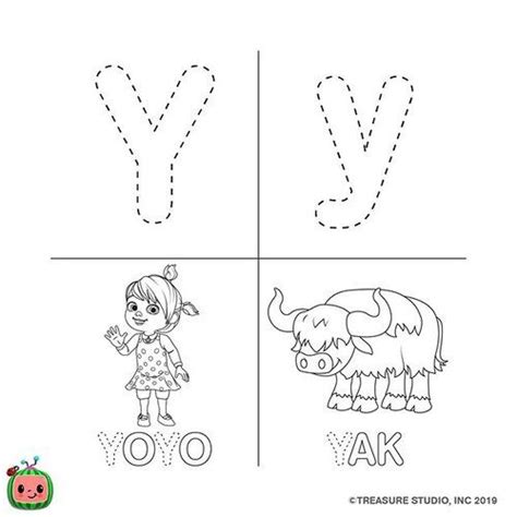 Cocomelon Coloring Pages Yoyo Kids Nursery Rhymes
