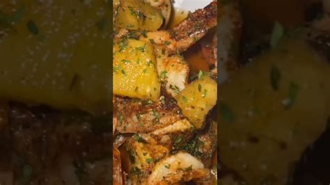Cajun Pineapple Butterfly Shrimp With Sweet Pepper Sauce Shorts