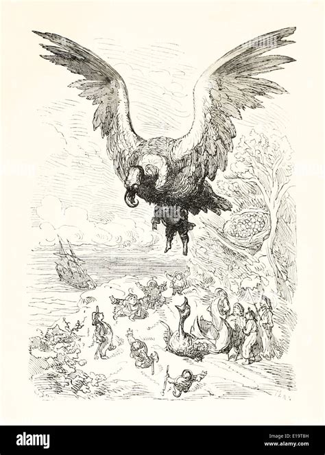 Paul Gustave Doré 1832 1883 Illustration From ‘the Adventures Of