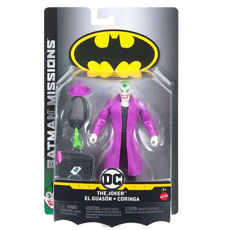 Dc Batman Missions Batman The Joker 6 Action Figure 2 Pack Mattel Toys