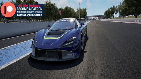 Assetto Corsa Competizione ACC Hotlap Mclaren 720s GT3 Setup At Paul