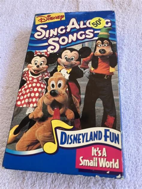 Disneys Sing Along Songs Disneyland Fun Its A Small World Vhs