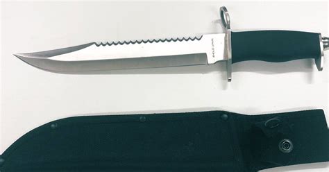 Not Even Rambo Had A Knife This Big Police Find 15 Inch Blade On
