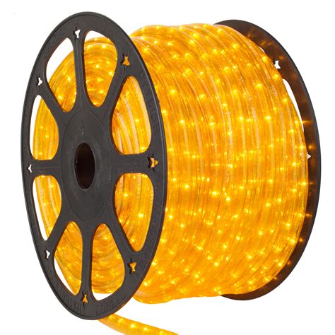 Rope Light 150 Yellow Chasing Rope Light Commercial Spool 120 Volt