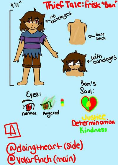 Thieftale Frisk Reference By Flyingswallow123 On Deviantart