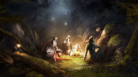 Wallpaper Forest Video Games Fantasy Art Jungle Mythology Trine