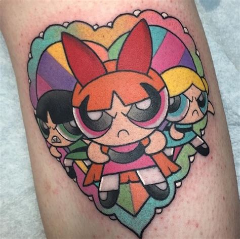 Disney tattoos in fact will account for several cartoon tattoo styles since they need been around for several years and created loads of fascinating characters. 10 Best Powerpuff Girls Tattoos - Tattoo.com