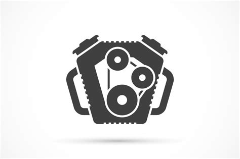 Car Engine Icon ~ Icons ~ Creative Market
