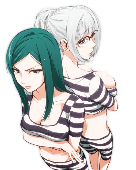 wallpaper prison school anime girls kurihara mari shiraki meiko 1024x1280 yzzerdd