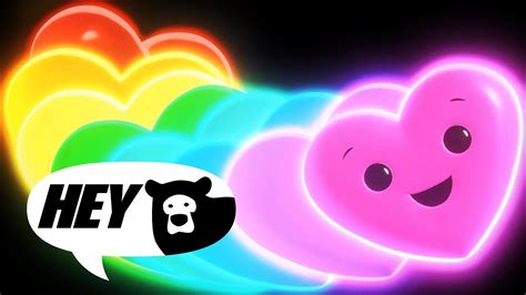 Hey Bear Sensory Happy Hearts Disco Dance Video With Funky Music