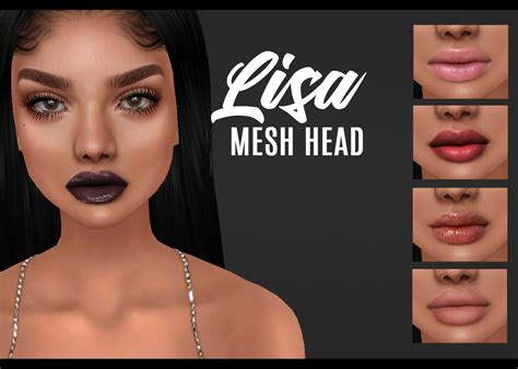 Imvu Mesh Head Template