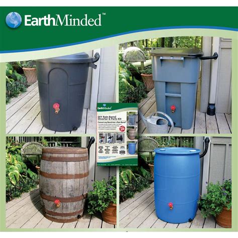 Rain Barrel Downspout Diverter Kit For 2x3 And 3x4 Downspouts 3x4