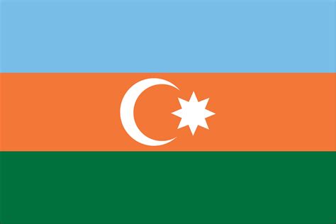 4x6 Flag Of Azerbaijan