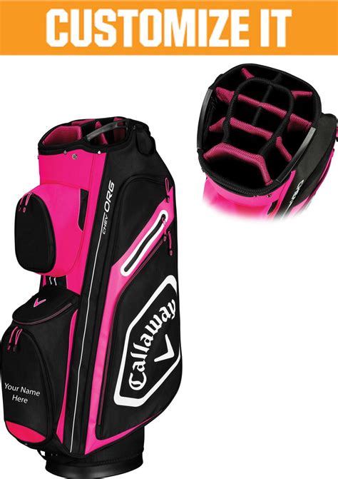 Callaway Womens 2019 Chev Org Personalized Cart Golf Bag