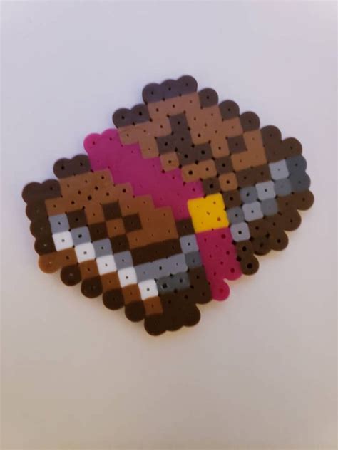 Minecraft Enchanted Book Perler Beads Etsy Easy Perler Beads Ideas