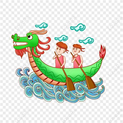 Dragon Boat Boy Dragon Vector Boat Man Chinese Dragon Free PNG And