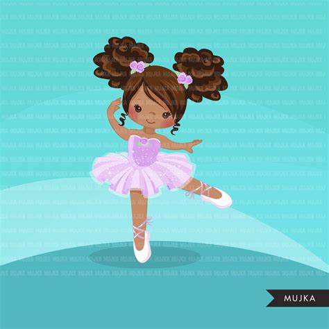 Ballerina Girl Clipart Ballet Characters Mujka Cliparts