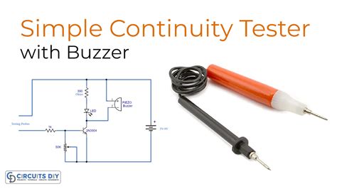 Simple Continuity Tester With Buzzer