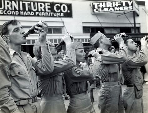 Army Wacs And Soldiers Drinking Coca Cola Women Of World War Ii