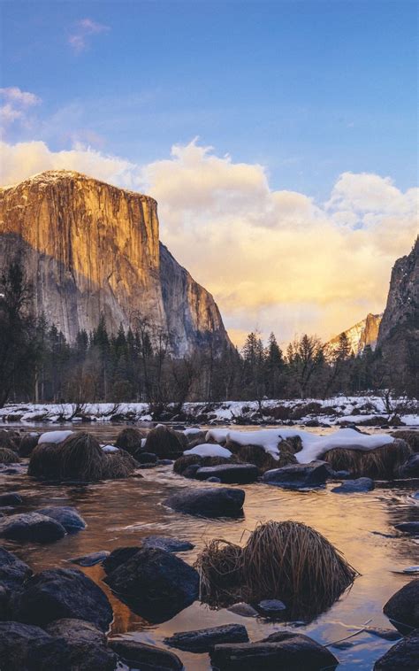 800x1280 Yosemite Valley In Early Sunset Time 4k Nexus 7samsung Galaxy