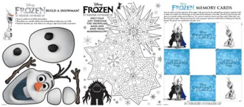 Free Disneys Frozen Printable Activity Sheets Jinxy Kids Frozen