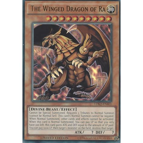 Yu Gi Oh Trading Card Game Yu Gi Oh Ultra Rare The Winged Dragon Of