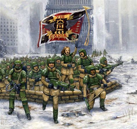 An Album Of Badass Imperial Guard Art Warhammer 40k Artwork
