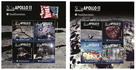 Apollo 11 Postage Stamps Collection By Philatelic Mint