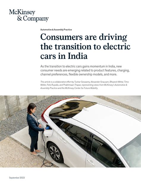 Consumers Are Driving The Transition To Electric Cars In India Pdf
