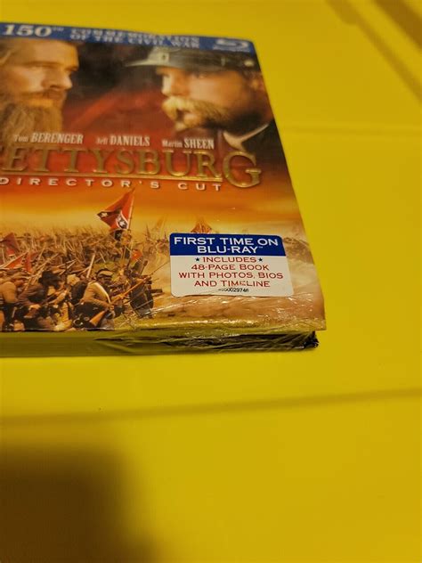 Gettysburg Blu Ray Disc 2011 2 Disc Set Directors Cut DigiBook For