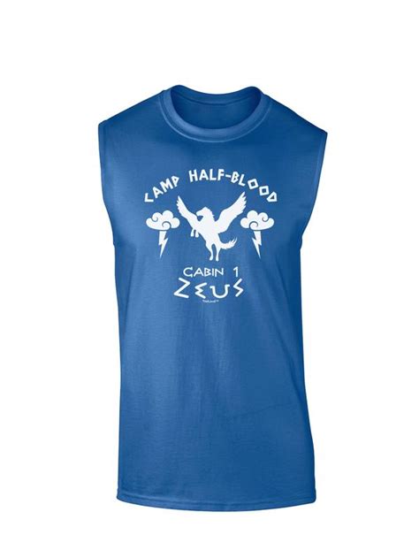 Camp Half Blood Cabin 1 Zeus Dark Muscle Shirt By Davson Sales