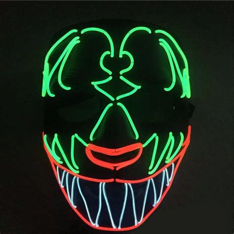 Buy Halloween Mask Led Light Up Party Masks The Purge